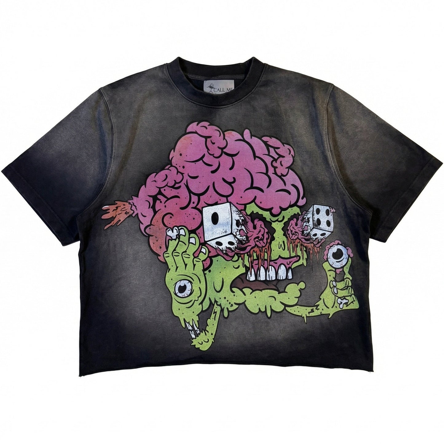 Faded risky maniac tee