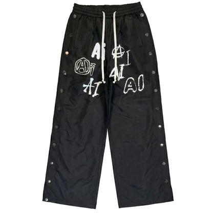 Button up track pants