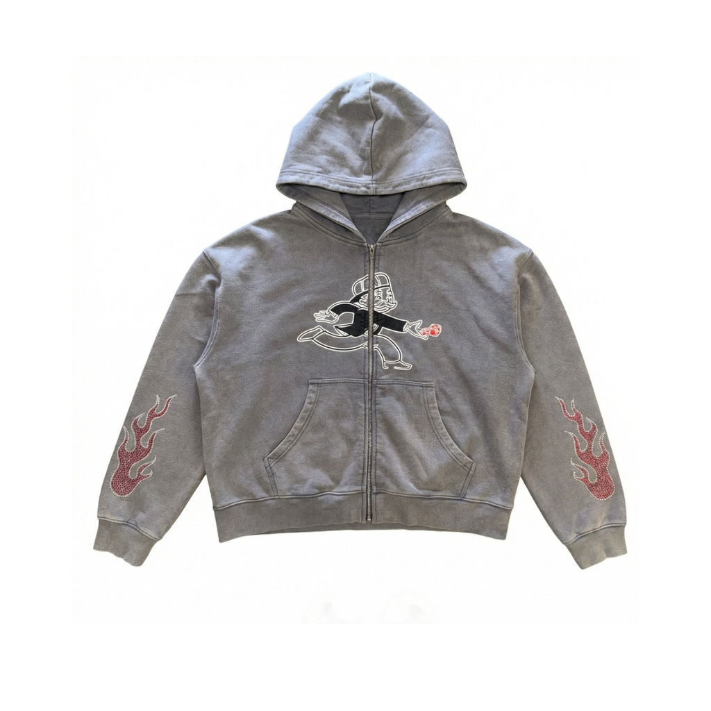 Risk on fire hoodie