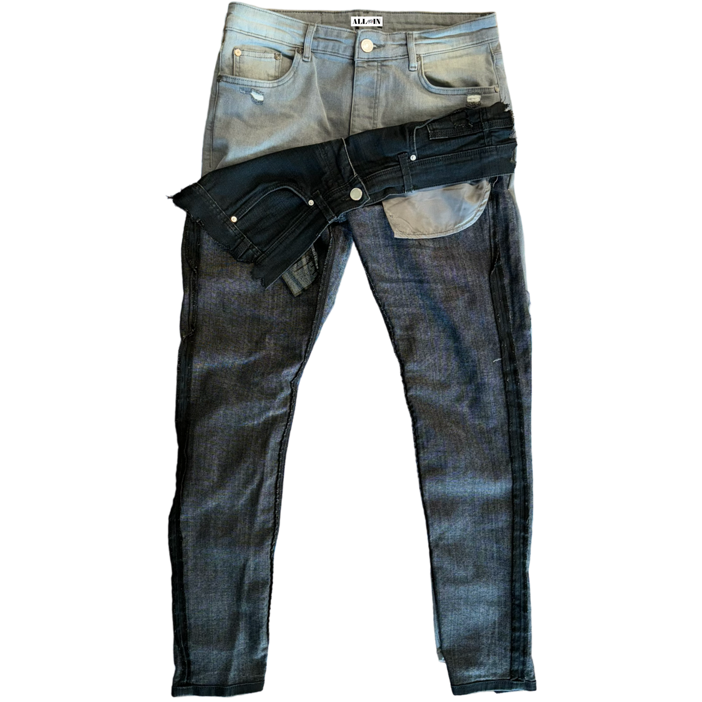 Inside Out Over Flap Jeans