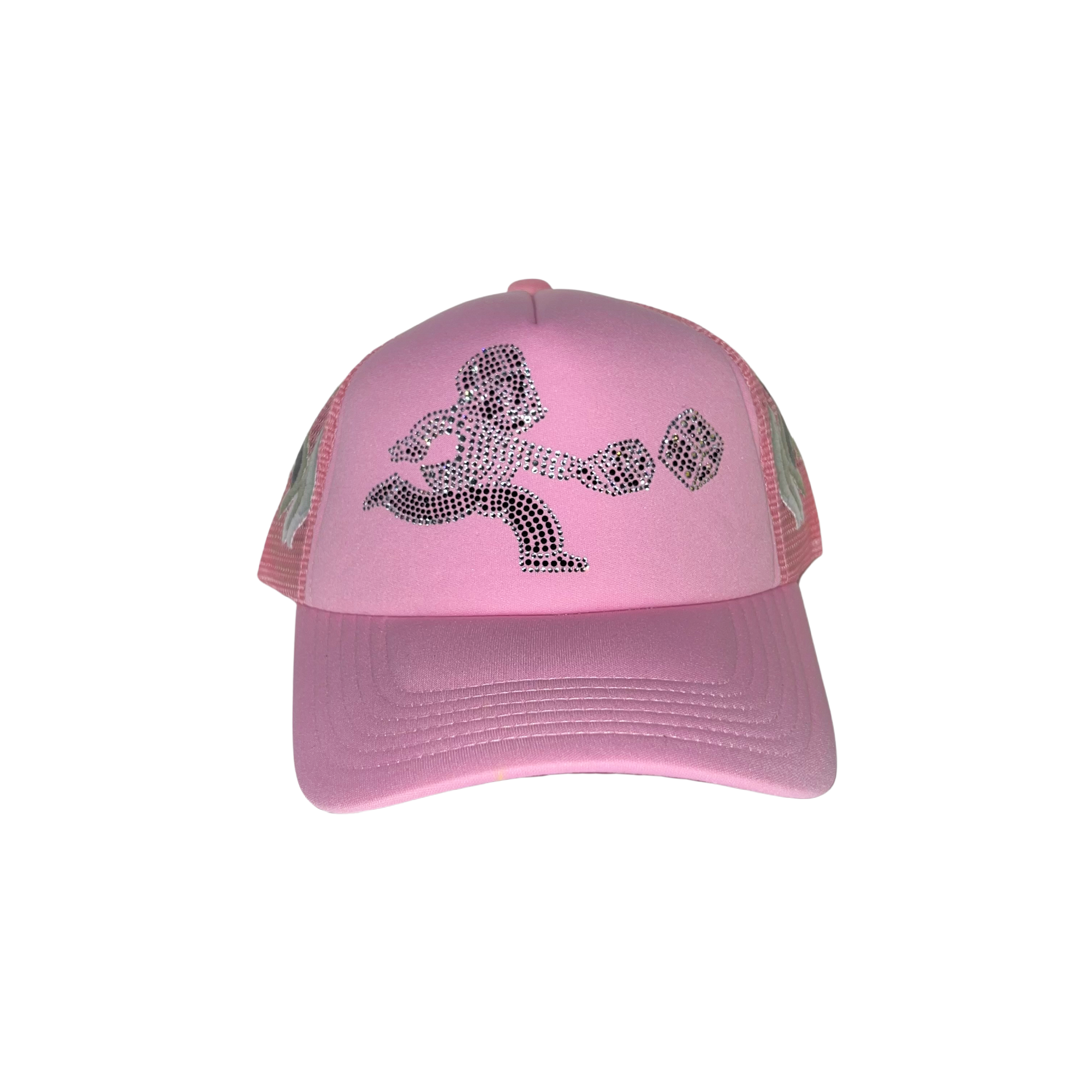 Pink Rhinestone Hat