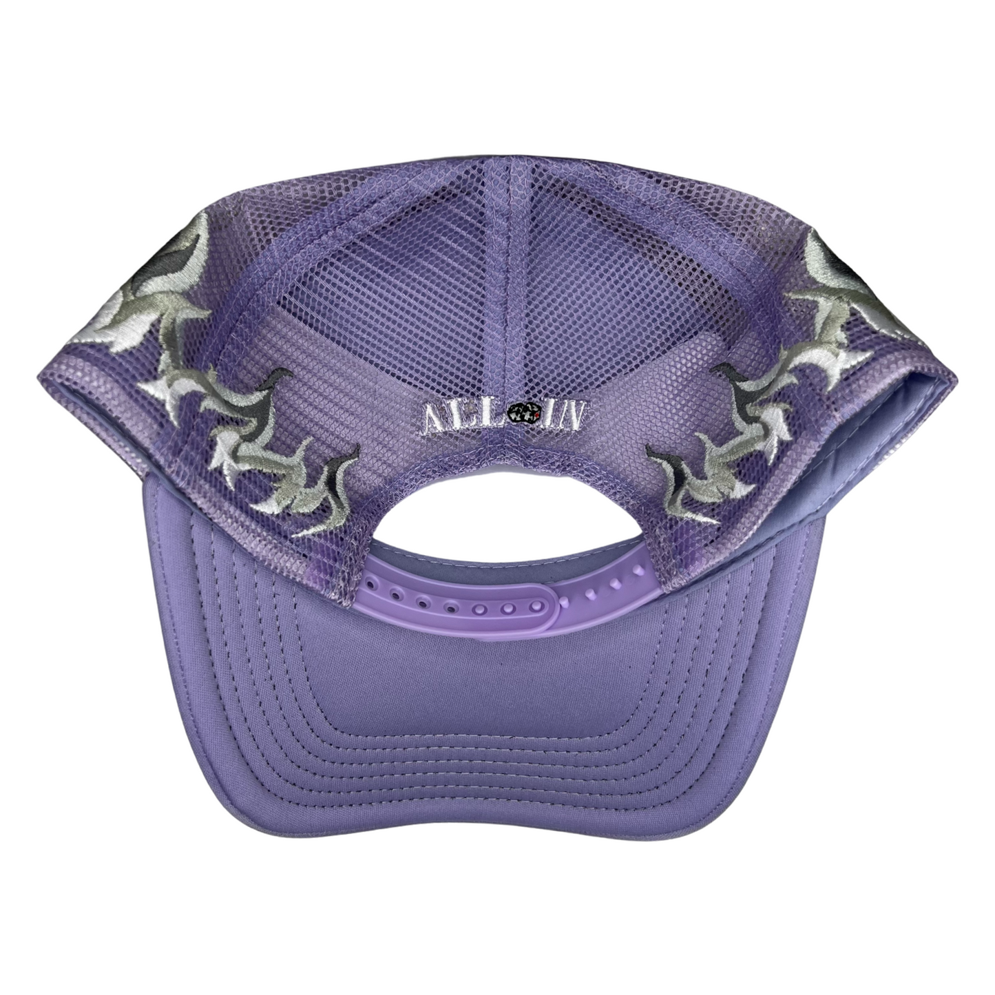 Purple Rhinestone Hat